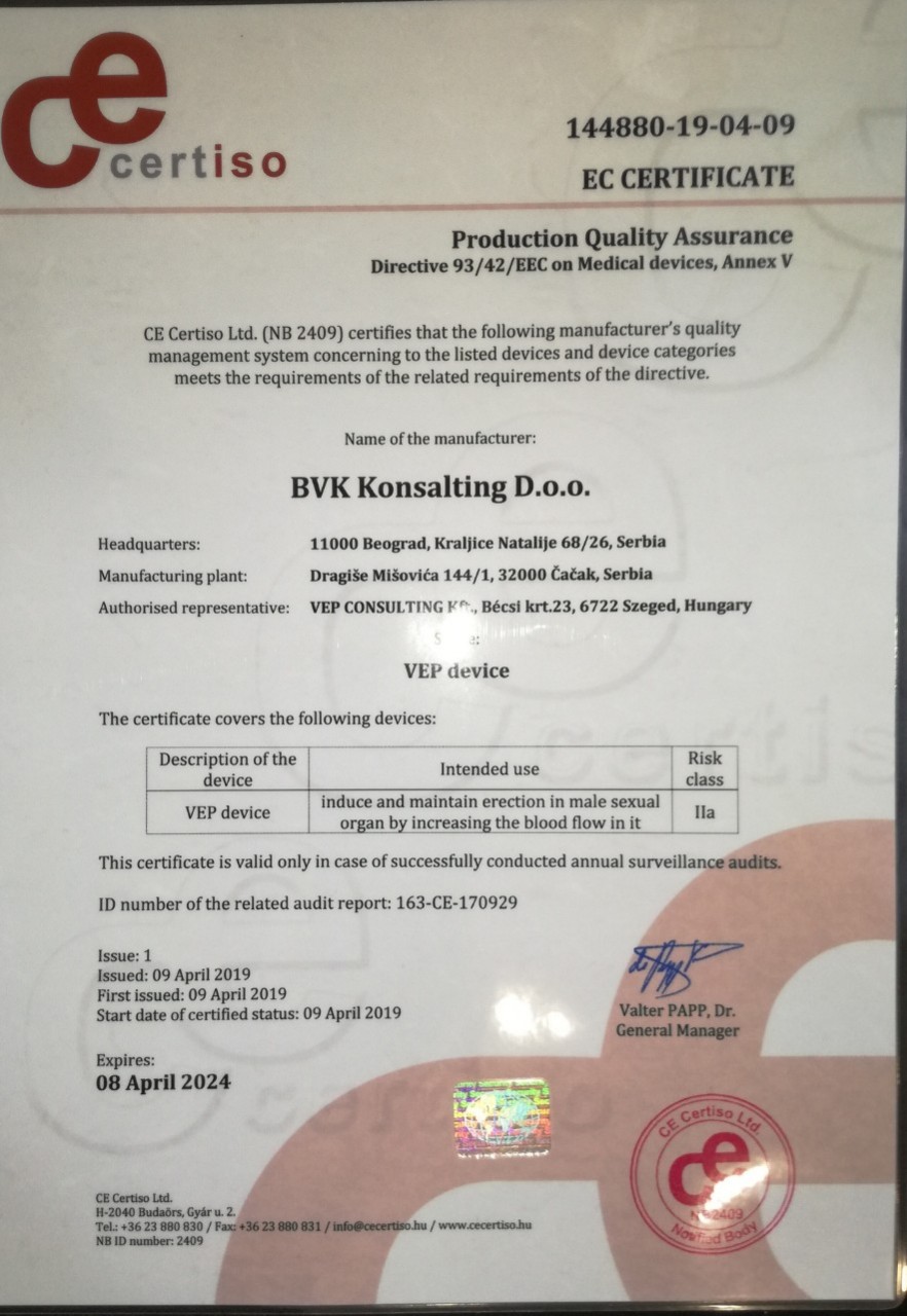 Vep sertifikat